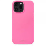holdit iPhone 13 Pro Max Cover Silikone Bright Pink