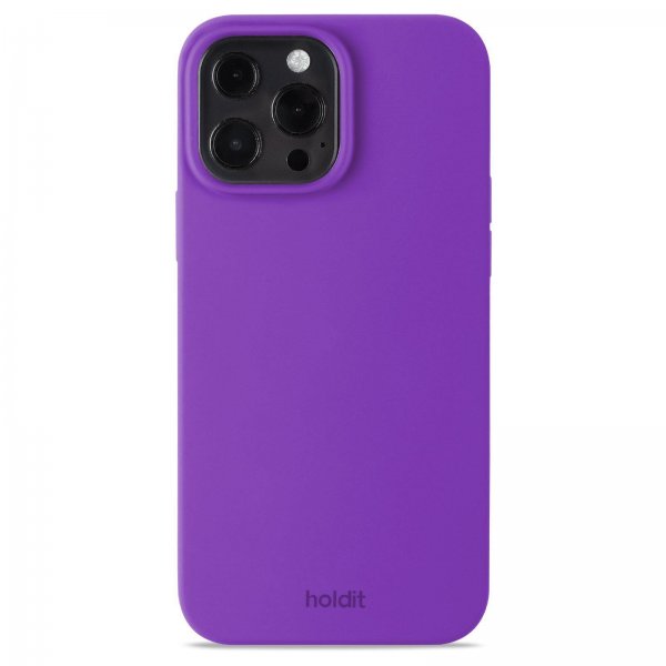 holdit iPhone 13 Pro Max Cover Silikone Bright Purple