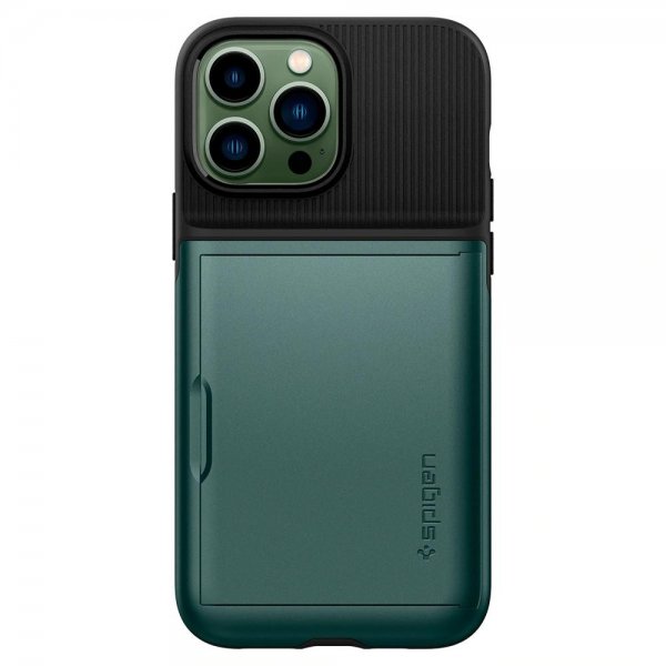 Spigen iPhone 13 Pro Max Cover Slim Armor CS Midnight Green
