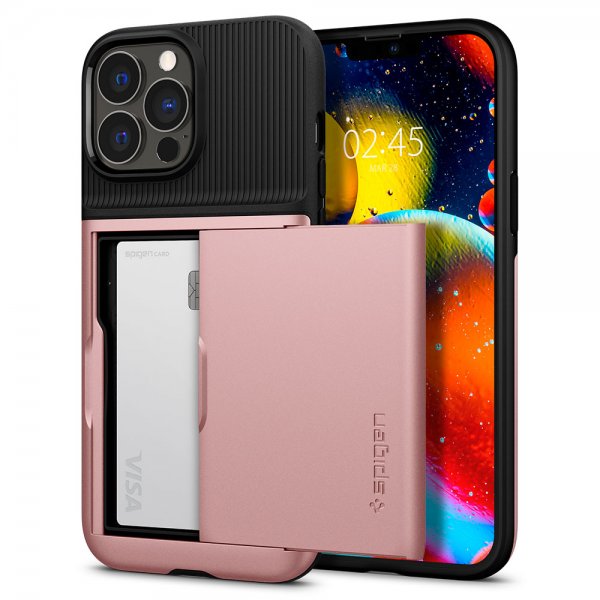 Spigen iPhone 13 Pro Max Cover Slim Armor CS Rosaguld