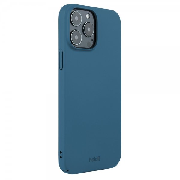 holdit iPhone 13 Pro Max Cover Slim Case Denim Blue