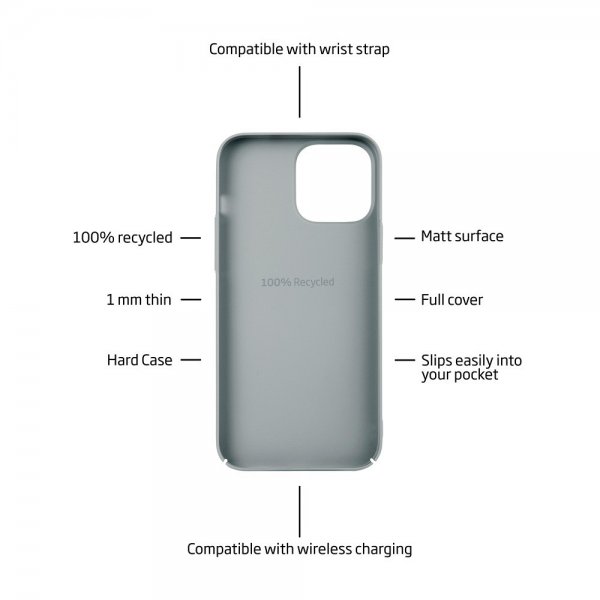 holdit iPhone 13 Pro Max Cover Slim Case Taupe