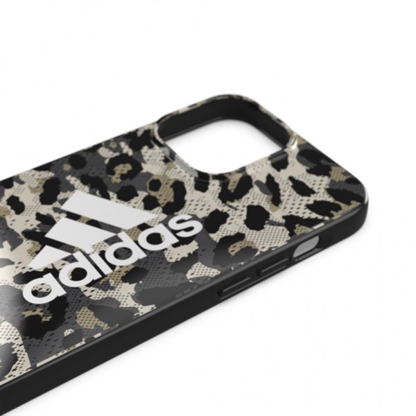 Adidas iPhone 13 Pro Max Cover Snap Case Leopard Beige