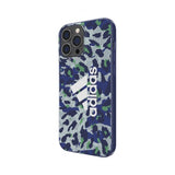 Adidas iPhone 13 Pro Max Cover Snap Case Leopard Bold Blue