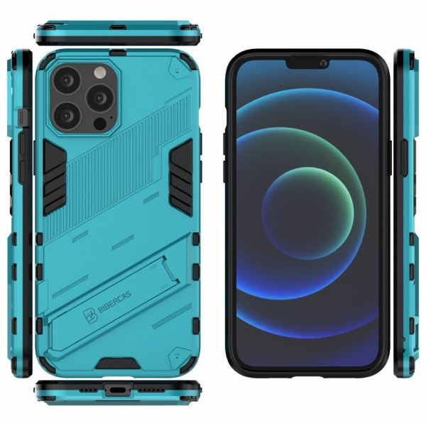 iPhone 13 Pro Max Cover Standfunktion Blå