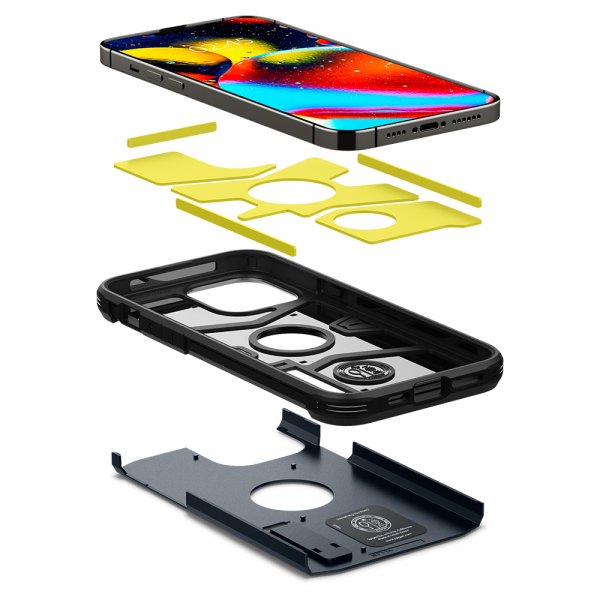 Spigen iPhone 13 Pro Max Cover Tough Armor Metal Slate