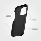 agood company iPhone 13 Pro Max Cover Växtbaseret Charcoal Sort