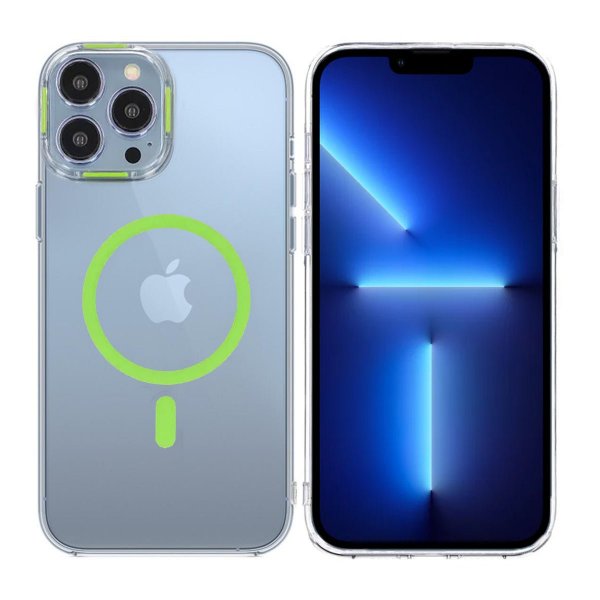iPhone 13 Pro Max Cover TPU MagSafe Grøn