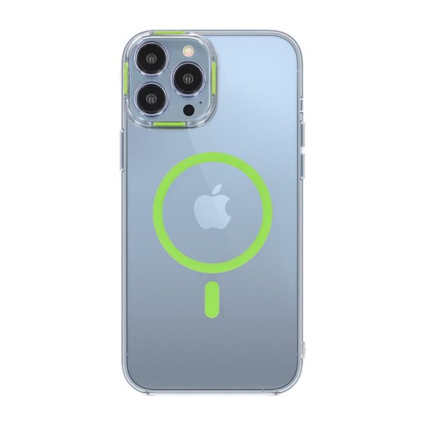 iPhone 13 Pro Max Cover TPU MagSafe Grøn