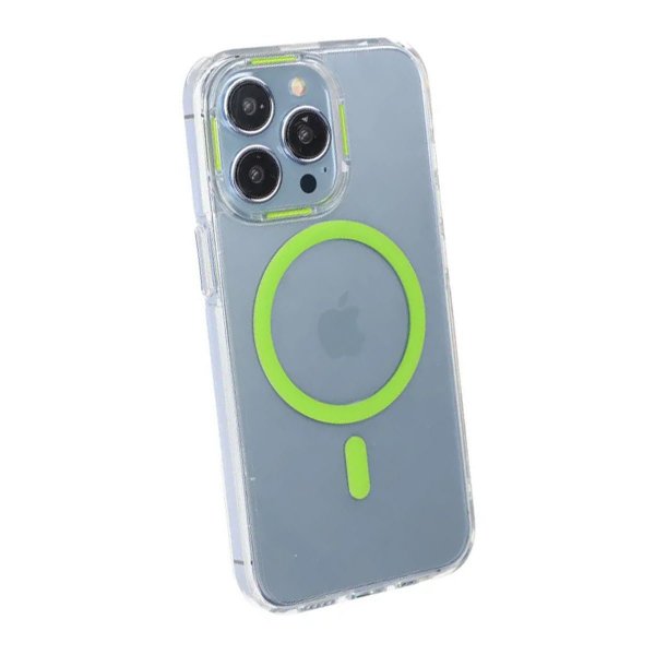 iPhone 13 Pro Max Cover TPU MagSafe Grøn