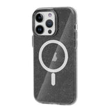 iPhone 13 Pro Cover Glitter MagSafe Sort