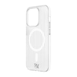 Rvelon iPhone 13 Pro Cover Korrugeret MagSafe Hvid