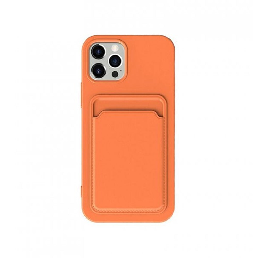iPhone 13 Pro Cover Kortholder Orange