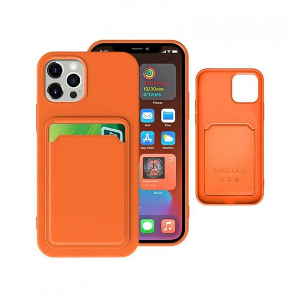 iPhone 13 Pro Cover Kortholder Orange