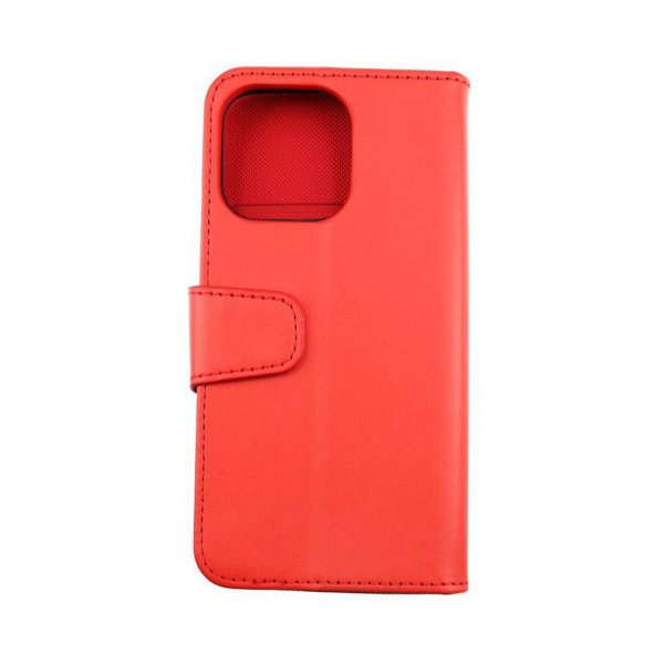 Rvelon iPhone 13 Pro Flip-cover Kortlomme Rød