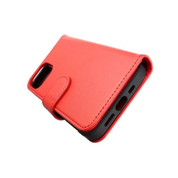 Rvelon iPhone 13 Pro Cover Magnetisk Aftageligt Etui Rød
