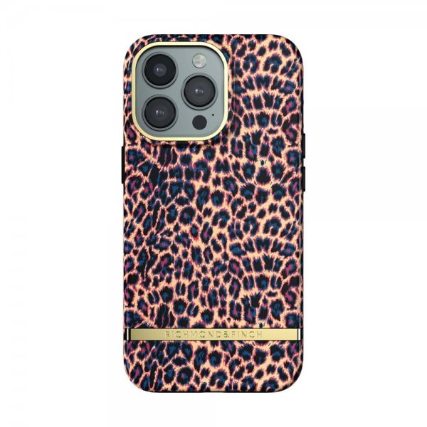 Richmond & Finch iPhone 13 Pro Cover Apricot Leopard