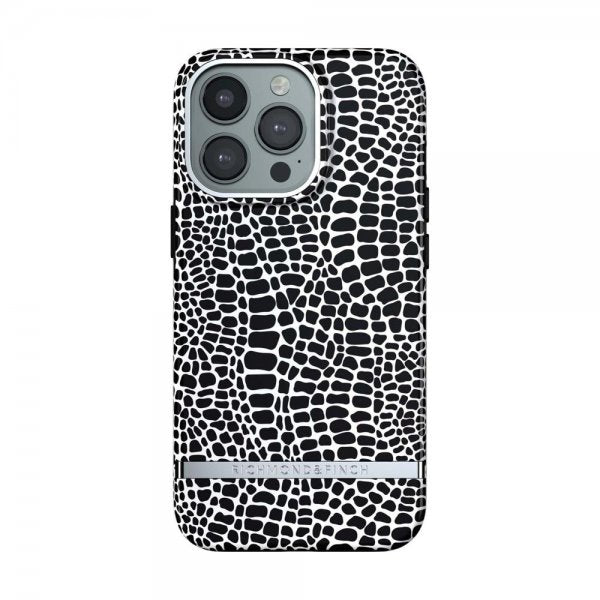 Richmond & Finch iPhone 13 Pro Cover Black Croc
