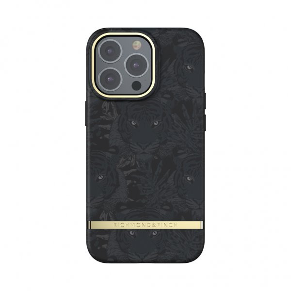 Richmond & Finch iPhone 13 Pro Cover Black Tiger