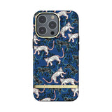 Richmond & Finch iPhone 13 Pro Cover Blue Leopard