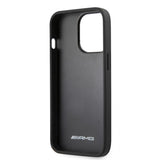 AMG iPhone 13 Pro Cover Kulfiber Effekt Syninger Sort