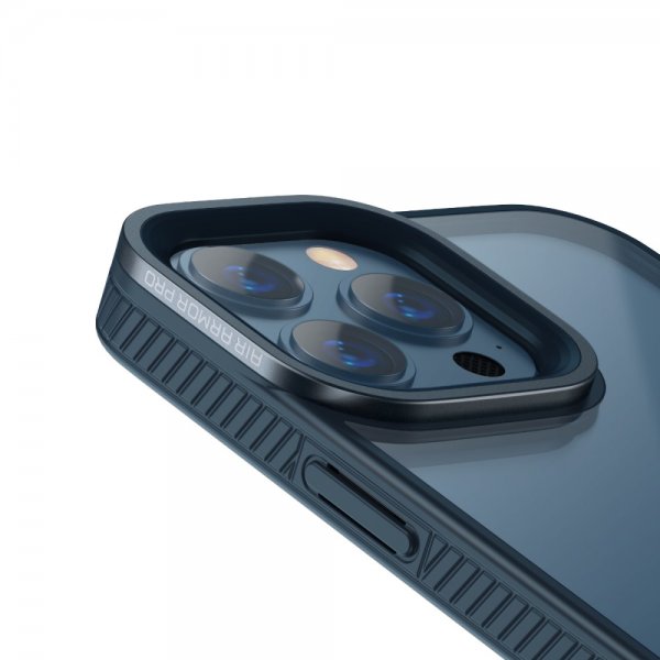 Baseus iPhone 13 Pro Cover Crystal Series Blå