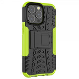 iPhone 13 Pro Cover Dækmønster Stativfunktion Grøn