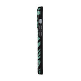 Richmond & Finch iPhone 13 Pro Cover Emerald Zebra