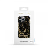 Ideal of Sweden iPhone 13 Pro Cover Fashion Case Golden Smoke Marble