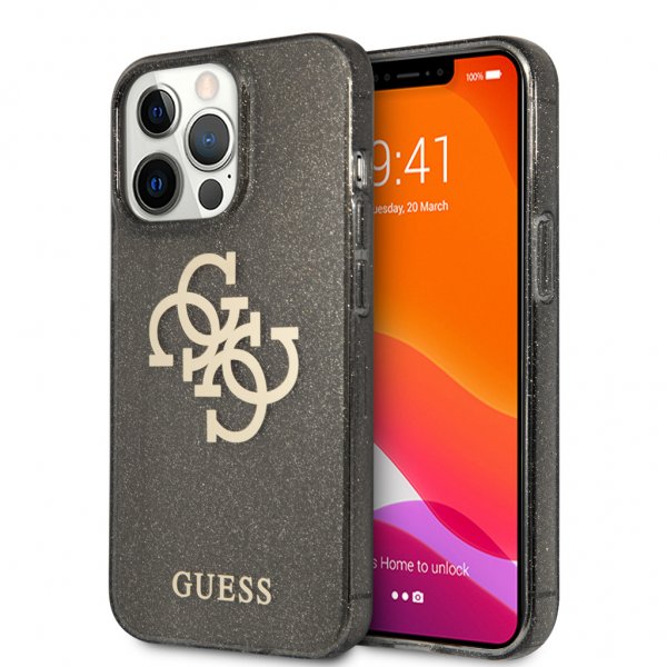 Guess iPhone 13 Pro Cover Full Glitter Sort