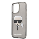 Karl Lagerfeld iPhone 13 Pro Cover Full Glitter Sort
