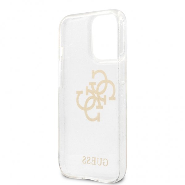 Guess iPhone 13 Pro Cover Full Glitter Transparent