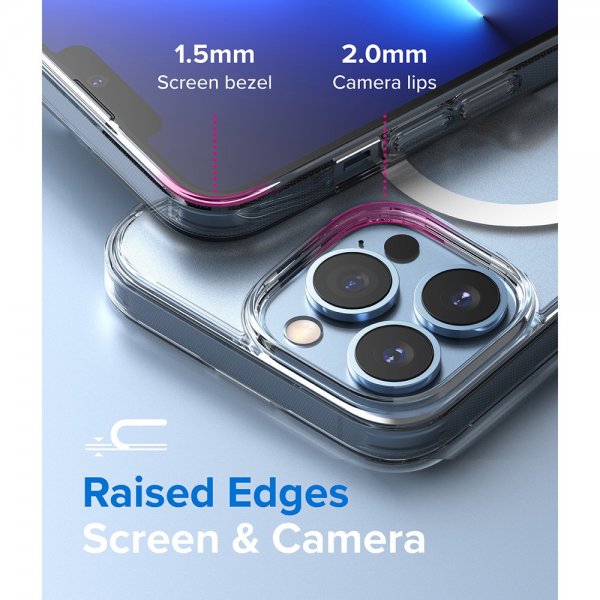 Ringke iPhone 13 Pro Cover Fusion Magnetic MagSafe Mat Transparent