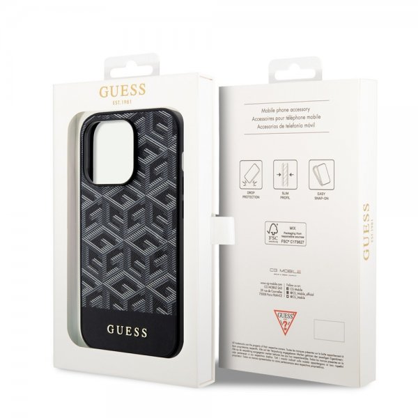 Guess iPhone 13 Pro Cover G Cube MagSafe Sort