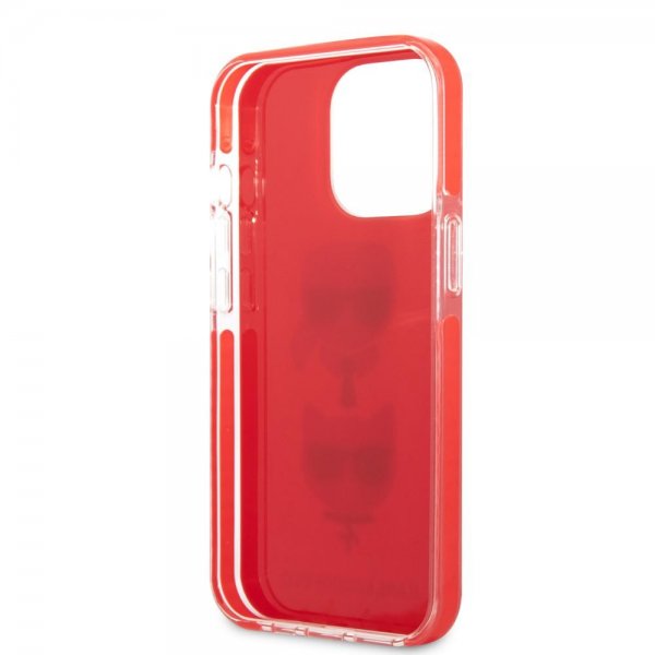 Karl Lagerfeld iPhone 13 Pro Cover Karl & Choupette Rød