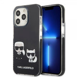 Karl Lagerfeld iPhone 13 Pro Cover Karl & Choupette Sort