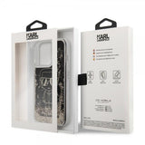 Karl Lagerfeld iPhone 13 Pro Cover Liquid Glitter Gatsby Sort