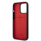Ferrari iPhone 13 Pro Cover Liquid Silicone Metal Logo Sort