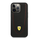 Ferrari iPhone 13 Pro Cover Perforeret Sort