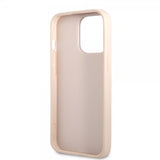 Guess iPhone 13 Pro Cover Printed Stripe Bottom Rosa