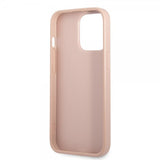 Guess iPhone 13 Pro Saffiano Double Cardslot Rosaguld