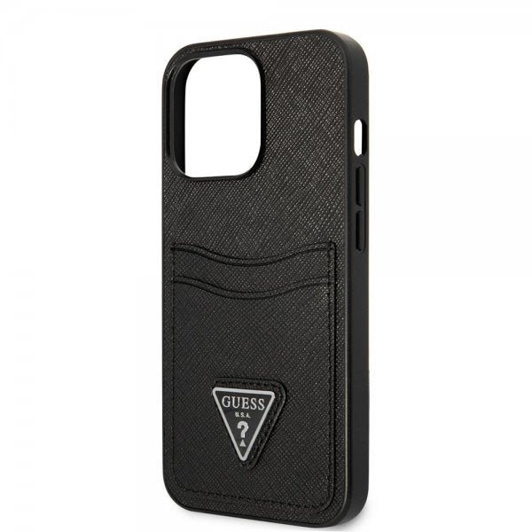 Guess iPhone 13 Pro Cover Saffiano Double Cardslot Sort