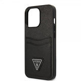 Guess iPhone 13 Pro Cover Saffiano Double Cardslot Sort