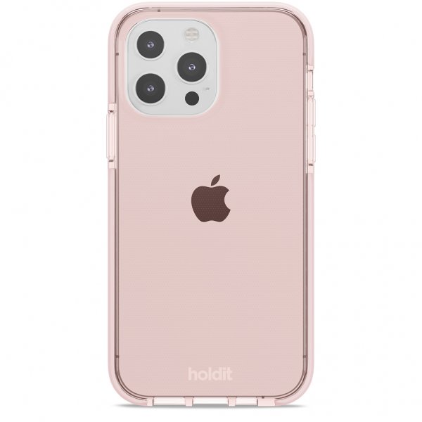 holdit iPhone 13 Pro Cover Seethru Blush Pink