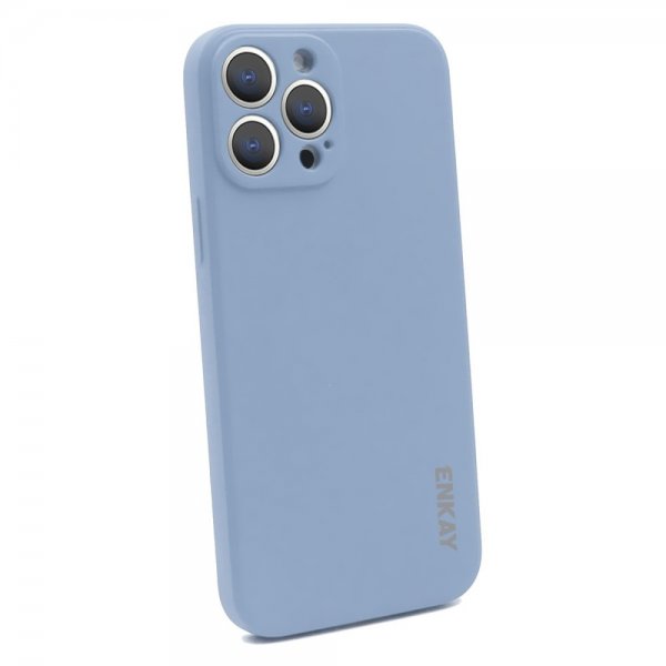 Enkay iPhone 13 Pro Silikone Cover Lyseblå