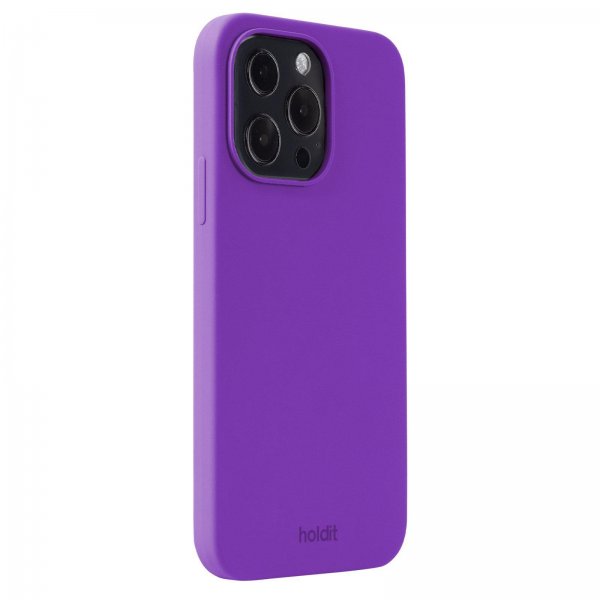 holdit iPhone 13 Pro Cover Silikone Bright Purple