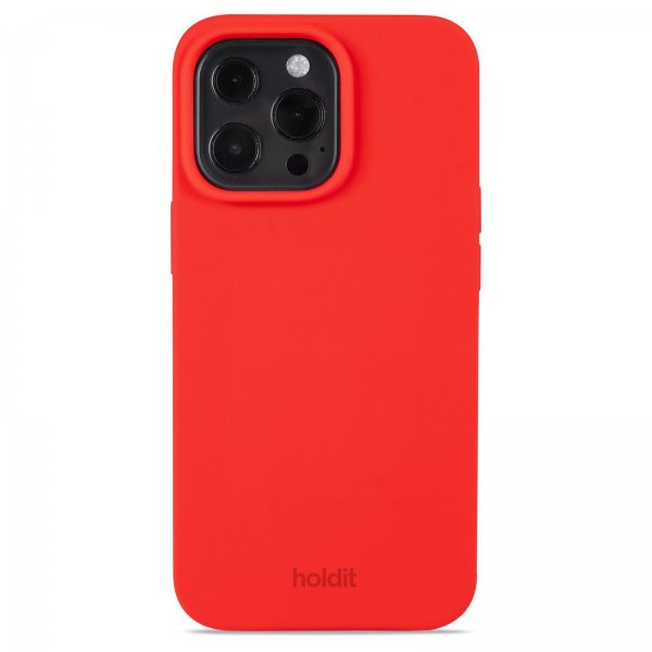 holdit iPhone 13 Pro Silikone Cover Chili Red