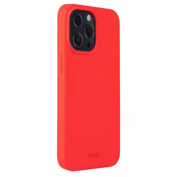 holdit iPhone 13 Pro Silikone Cover Chili Red