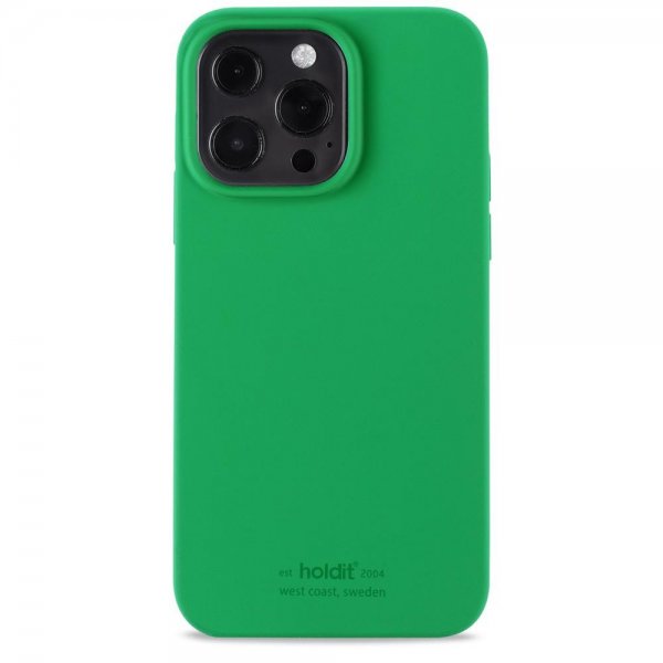 holdit iPhone 13 Pro Cover Silikone Grass Green