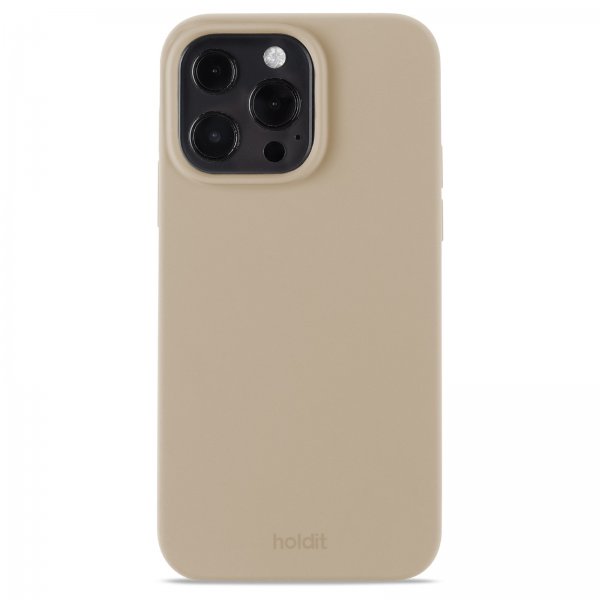 holdit iPhone 13 Pro Cover Silikone Latte Beige